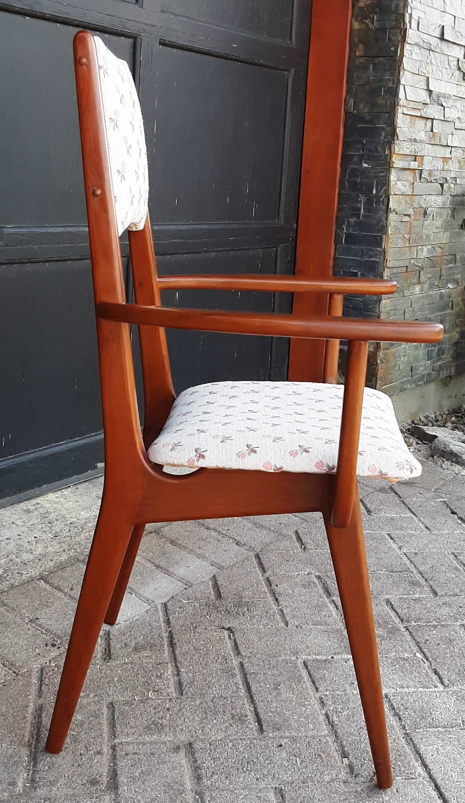 Set of 2 Mid Century Modern Teak Armchairs Restored - Mid Century Modern Toronto