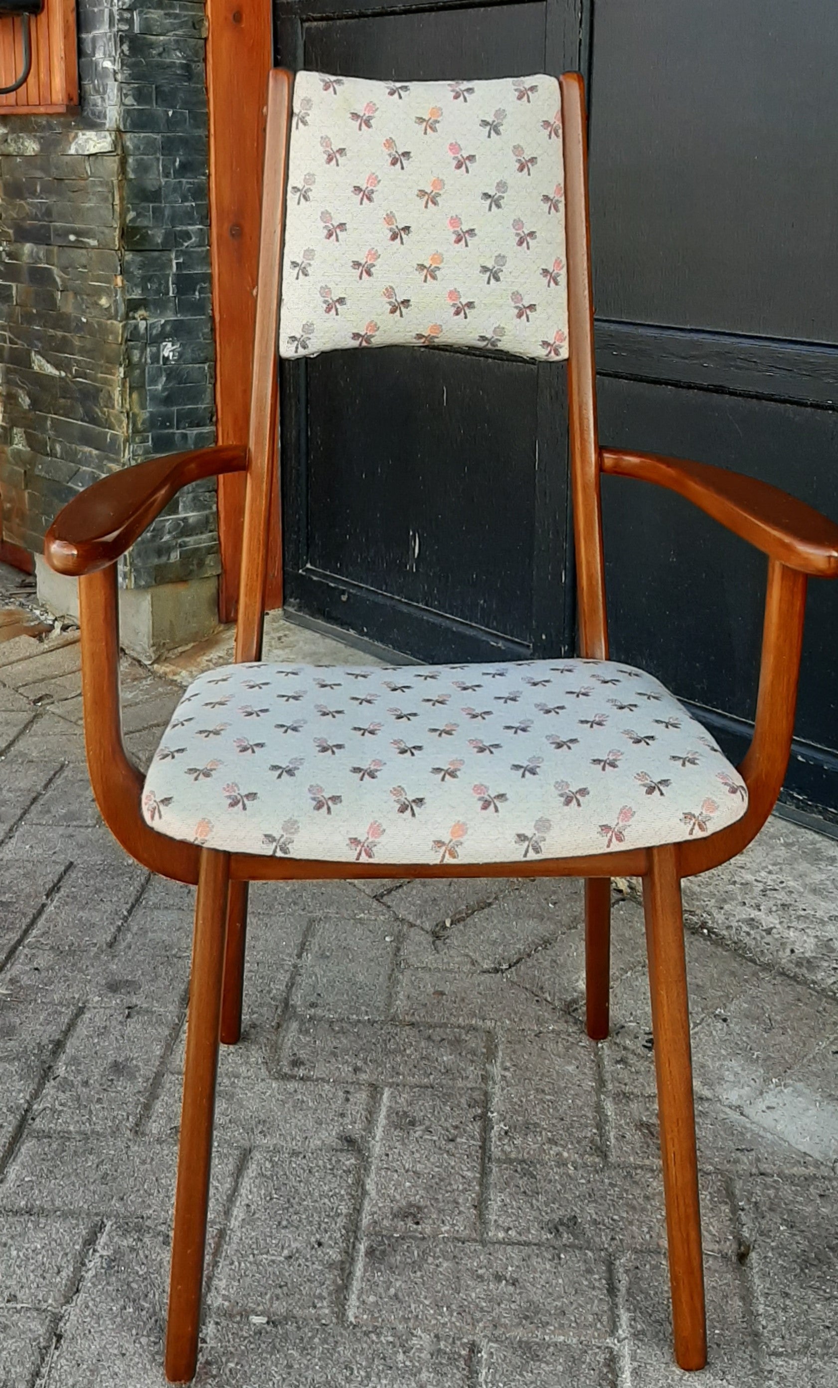 Set of 2 Mid Century Modern Teak Armchairs Restored - Mid Century Modern Toronto