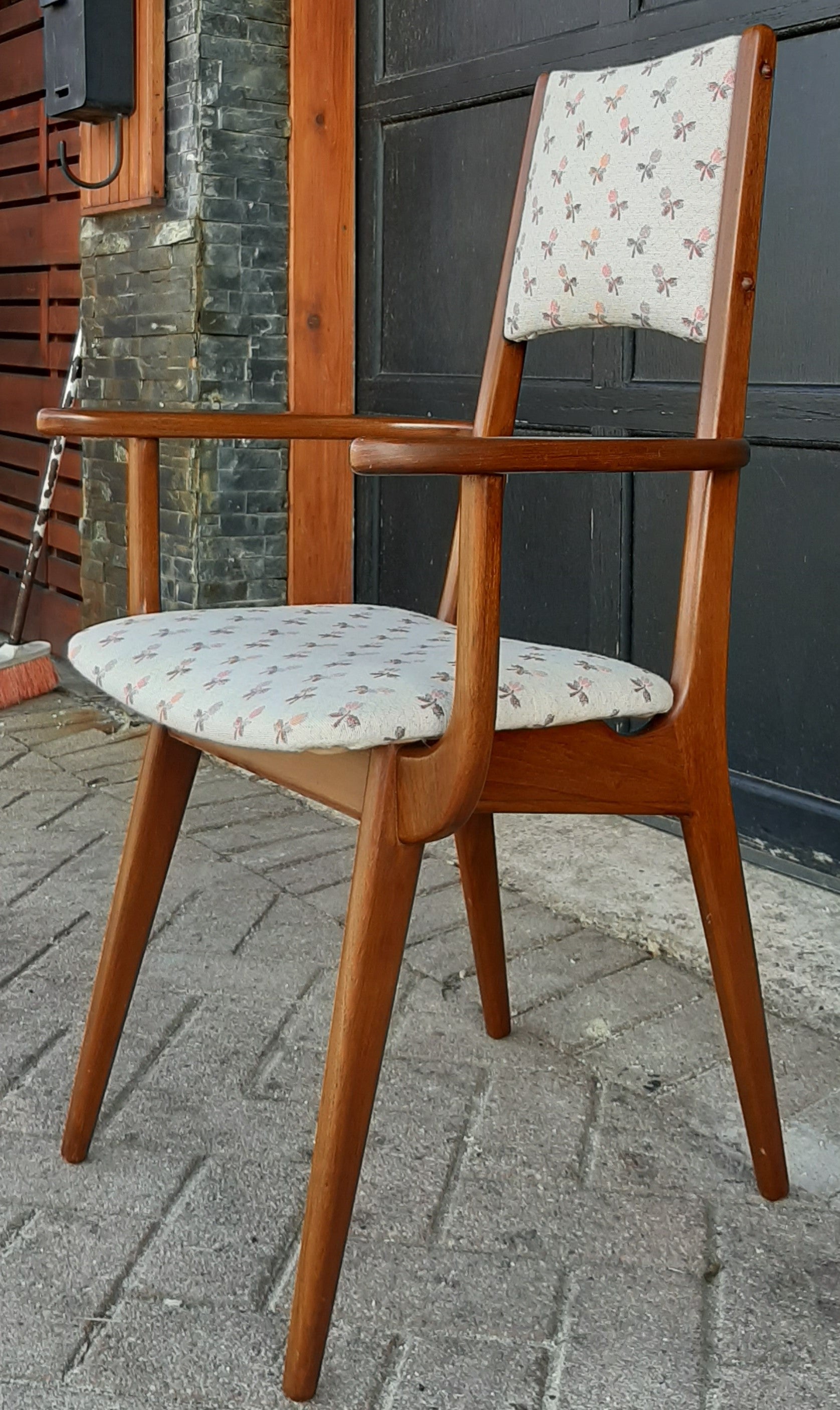 Set of 2 Mid Century Modern Teak Armchairs Restored - Mid Century Modern Toronto