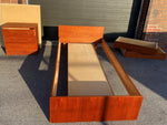 REFINISHED MCM Teak Bed Single XL w 2 Drawers & Nightstand. Matching Desk available 11