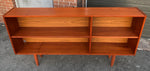 REFINISHED Mid Century Modern Teak Bookcase  65