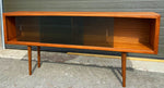 REFINISHED Mid Century Modern Teak Bookcase Display 5 ft Perfect 5