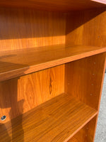 REFINISHED Mid Century Modern Teak Bookcase 7