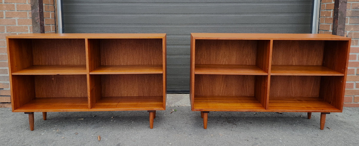 REFINISHED Mid Century Modern Teak Bookcase by Huber