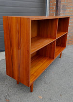 REFINISHED Mid Century Modern Teak Bookcase by Huber 3