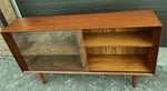 REFINISHED Mid Century Modern Teak Display Bookcase 60