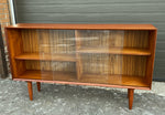 REFINISHED Mid Century Modern Teak Display Bookcase 60