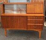 REFINISHED Mid Century Modern Teak Buffet Bar by Nathan 48