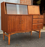 REFINISHED Mid Century Modern Teak Buffet Bar by Nathan 48
