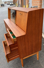 REFINISHED Mid Century Modern Teak Buffet Bar by Nathan 48