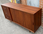 REFINISHED Mid Century Modern Teak Sideboard 58