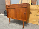 REFINISHED Mid Century Modern Teak Buffet 34.75