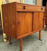 REFINISHED Mid Century Modern Teak Buffet 34.75