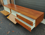 REFINISHED Danish Mid Century Modern Teak Console 94