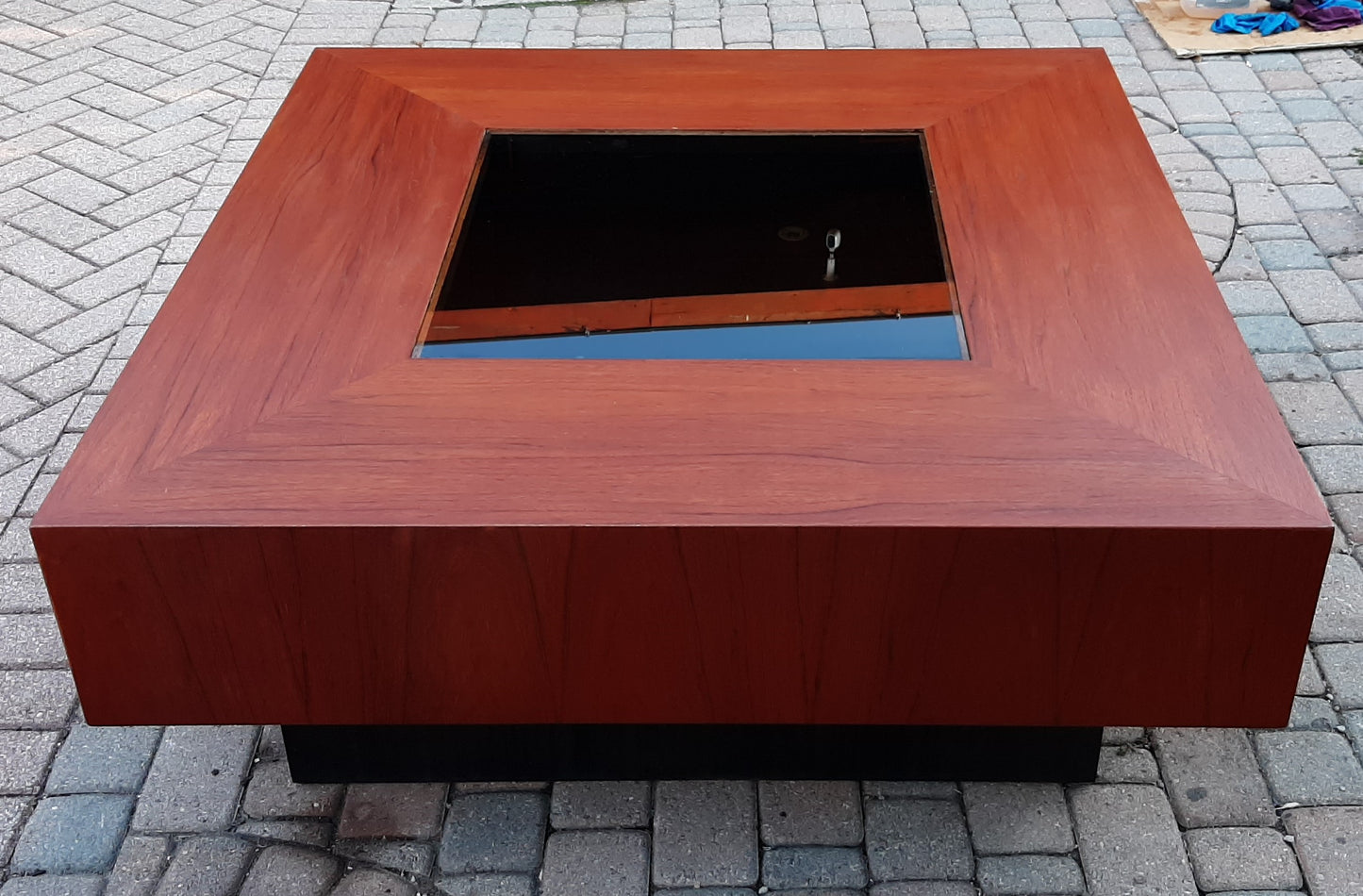 REFINISHED Giant MCM Teak Coffee Table, PERFECT