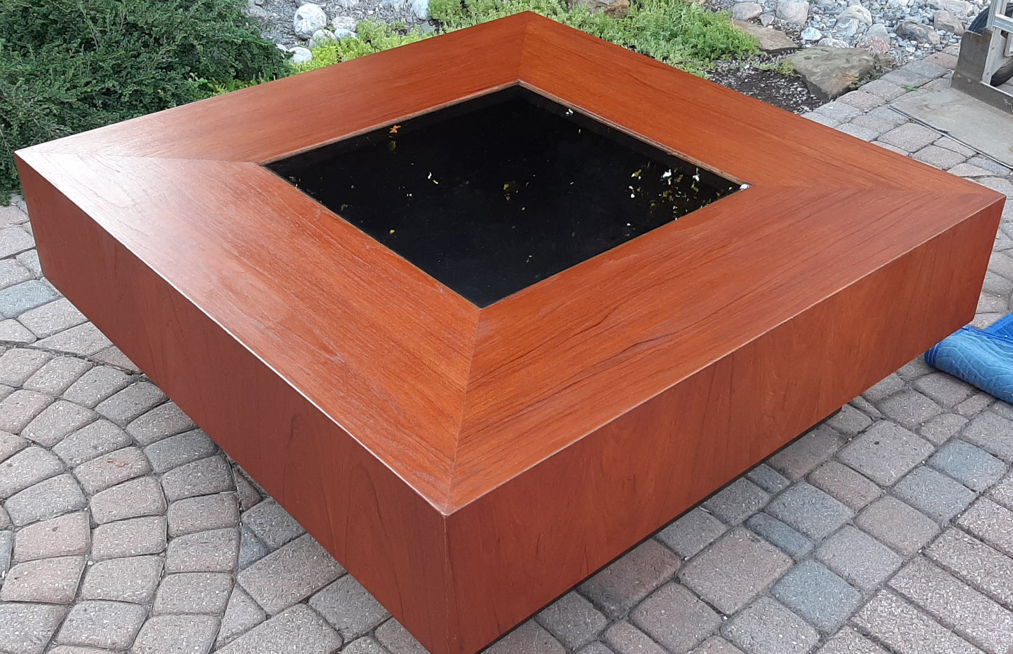 REFINISHED Giant MCM Teak Coffee Table, PERFECT