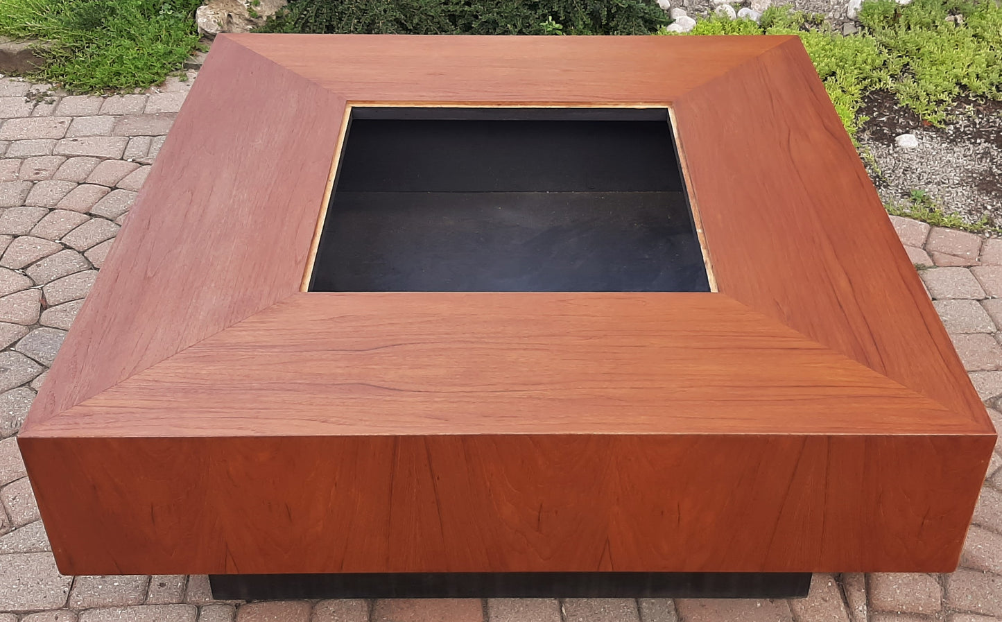 REFINISHED Giant MCM Teak Coffee Table, PERFECT