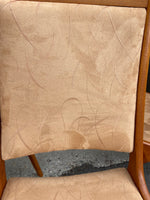 6 RESTORED Mid Century Modern Teak Chairs High Back 10