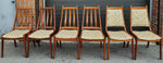 6 Mid Century Modern Teak Dining Chairs Nordic 3