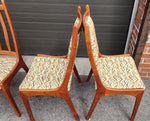 6 Mid Century Modern Teak Dining Chairs Nordic 7