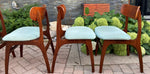6 REFINISHED Mid Century Modern Teak Chairs by Punch Design 4