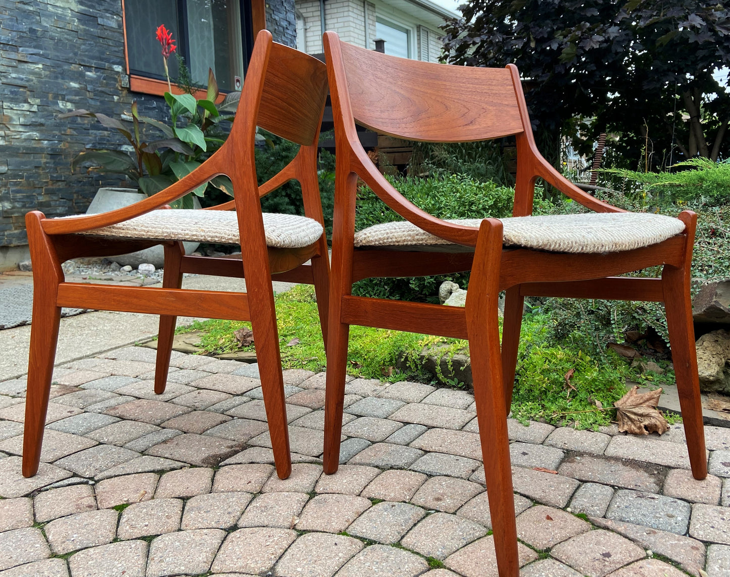 6 RESTORED Danish MCM Teak Chairs by Vestervig Eriksen for Brdr Tromborg’s Møbelfabrik