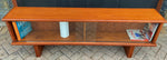 REFINISHED Danish MCM Teak Display TV Console Bench 73.5