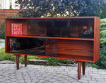 REFINISHED Mid Century Modern Teak Bookcase 5 ft, Perfect 1