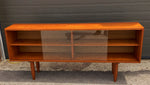 REFINISHED Mid Century Modern Teak Bookcase Console 5 ft, Perfect 4