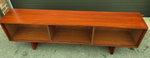 REFINISHED Mid Century Modern Teak Bookcase Display 72