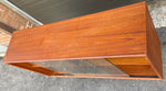REFINISHED Danish MCM Teak Display Bookcase 47.5