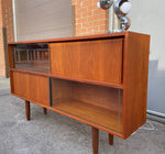 REFINISHED Mid Century Modern Teak Bookcase 60