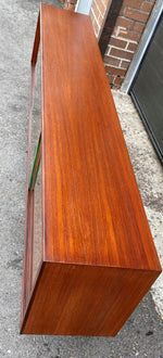 REFINISHED Mid Century Modern Teak Bookcase Display 72