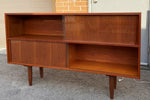 REFINISHED Mid Century Modern Teak Bookcase 60