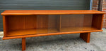 REFINISHED Mid Century Modern Teak Bookcase by Huber, 73.5
