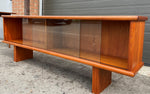 REFINISHED Mid Century Modern Teak Bookcase by Huber, 73.5