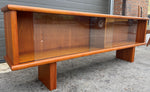 REFINISHED Mid Century Modern Teak Bookcase by Huber, 73.5