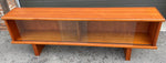 REFINISHED Mid Century Modern Teak Bookcase by Huber, 73.5