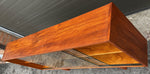 REFINISHED Mid Century Modern Teak Bookcase Display Narrow 60