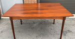 REFINISHED Mid Century Modern Teak Draw Leaf Surfboard shape by RS Associates, 58