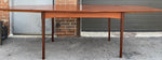REFINISHED Mid Century Modern Teak Draw Leaf Surfboard shape by RS Associates, 58