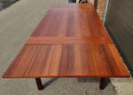 REFINISHED Mid Century Modern Teak Table Draw Leaf by RS Associates 51