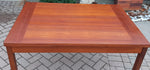REFINISHED Compact MCM Teak Draw Leaf Table 51