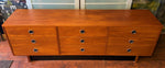 REFINISHED Mid Century Modern Teak Dressers 9 drawers & 5 Drawers, Narrow 8