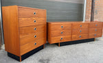 RESTORED Mid Century Modern Teak Dresser and Tallboy 2
