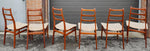 6 RESTORED Mid Century Modern Teak Ladder-Back Chairs, will be REUPHOLSTERED 3