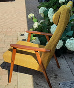 Mid-Century Modern Lounge Chair by Johanson will be REUPHOLSTERED REFINISHED (2 available) 3