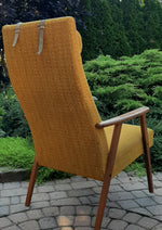 Mid-Century Modern Lounge Chair by Johanson will be REUPHOLSTERED REFINISHED (2 available) 5