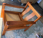 REFINISHED Mid-Century Modern Teak Lounge Armchair, No Cushions 5