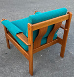 REFINISHED Mid-Century Modern Teak Lounge Armchair, No Cushions 7
